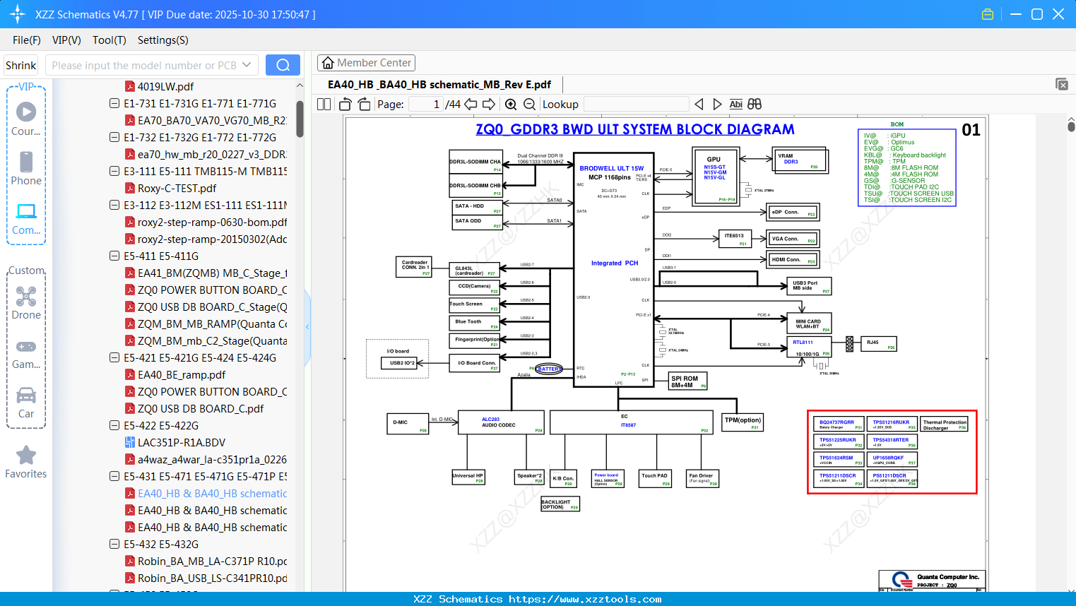 Laptop ACER EA40_HB & BA40_HB Schematic_MB_Rev E